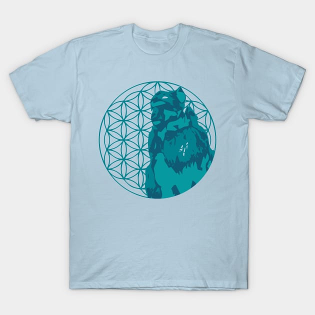 Flower of Life Monkey T-Shirt by mariasshop